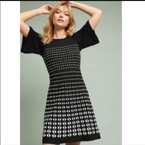 Anthropologie Akemi + Kin Patterned sweater dress